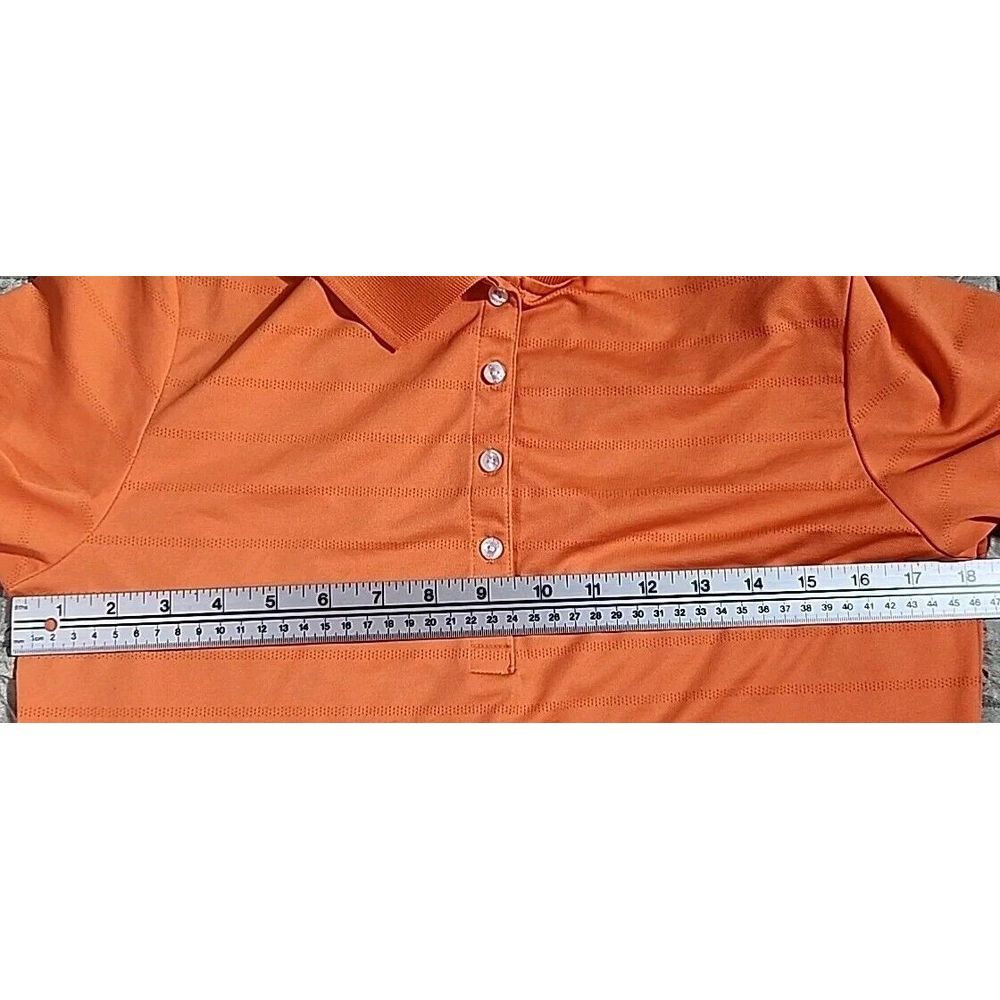 Callaway Convergys Polo Golf Shirt Womens Medium‎ Orange Casual Logo - Picture 3 of 10